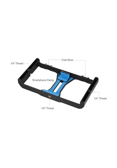 Andoer D5191 Akıllı Telefon İçin Video Rig Eltutucusu Siyah
