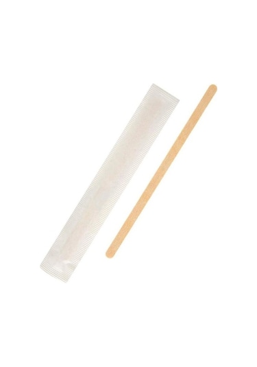 Sargılı Çay Kahve Karıştırıcı 250 Adet Ahşap