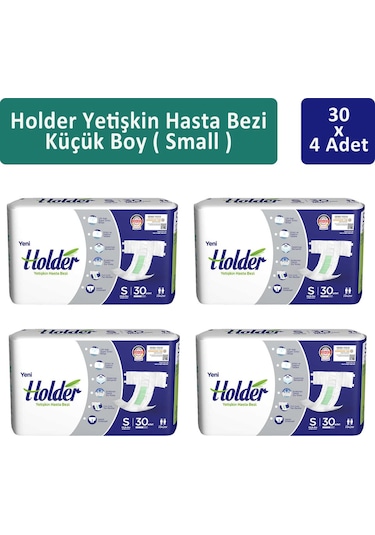 Holder Yetişkin Hasta Bezi Küçük Boy Small 4 x 30'lu