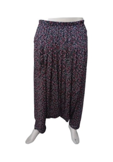 Bora Kadın Çiçekli Şalvar Desenli Çok Renkli