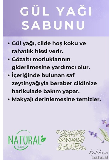 Gül Yağı Şeffaf Transparan Sabunu 3 x 90 G