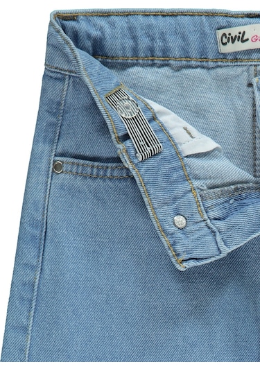 Civil Girls Kız Çocuk Kot Pantolon 6-9 Yaş Açık Mavi 20d68740124s1 Açık Mavi