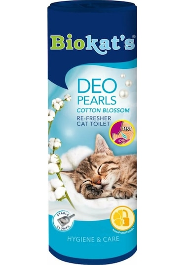 Biokat's Deo Pearls Çiçek Esanslı Kedi Kumu Parfümü 700 G