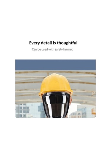 Tongxida 180 Geniş Görüşlü Siyah Pc Kaynak Maskesi S Modeli, 100 Char