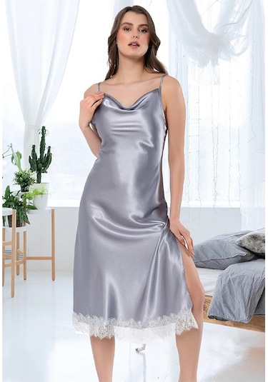 FAAL DANTEL DEGAJE YAKA SATEN SABAHLIK GECELİK TAKIM 2601