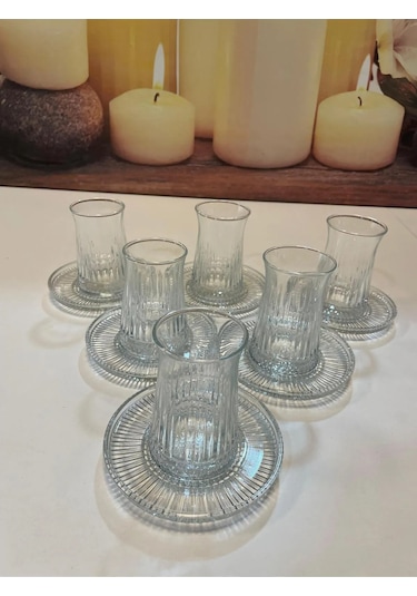 Müge 6'lı Çay Tabağı Diğer