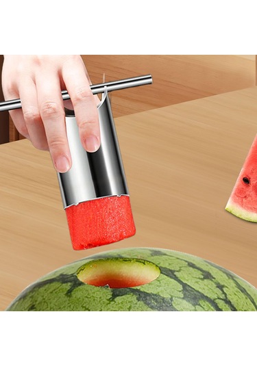 Homyl Karpuz Delgeç Kesici Mutfak Aletleri Paslanmaz Çelik Gümüş