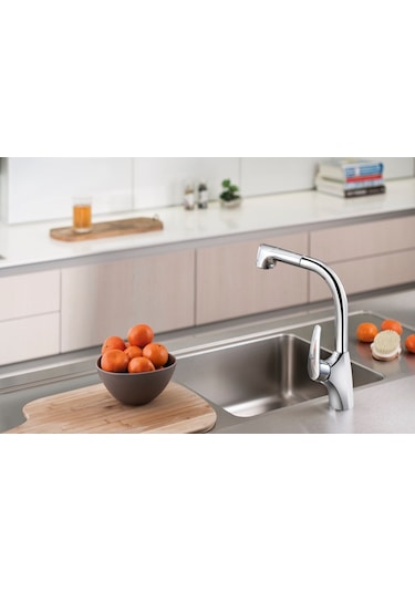 Artema A42151 V3 Pull-Out Eviye Bataryası Krom