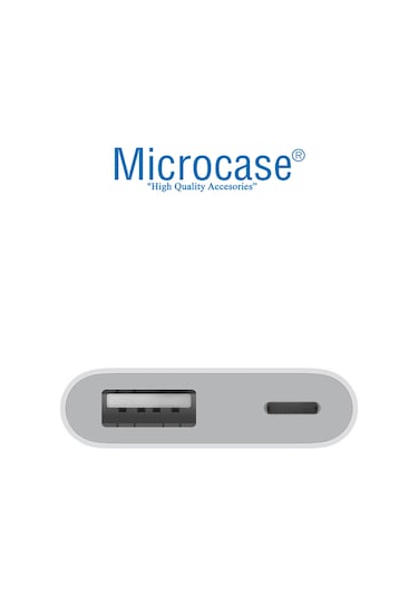 Microcase USB 3.0 iphone Uyumlu iPad Lightning Şarj ve Kamera Adaptörü -AL3187