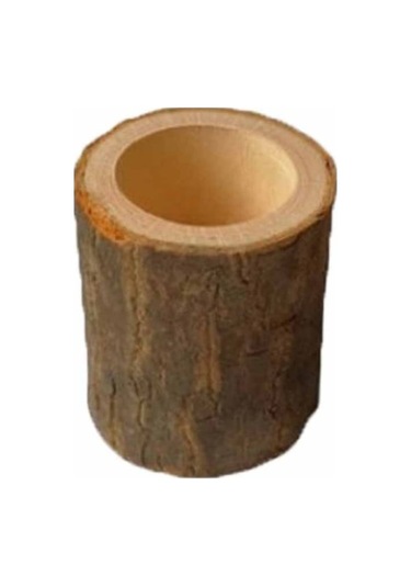 Rogfer 3 Pcs Mini Doğal Günlük Yuvarlak Ev Ofis Bahçesi Dekorasyon Etli Bitki Pot Mum Tutucu Küçük Bonsai Ev Dekorasyonu Kahverengi , Boyut:l