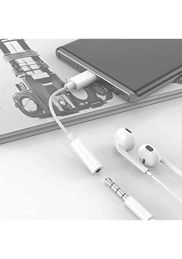 Samsung Uyumlu Type C 3.5mm Çevirici Kulaklık Adaptörü İçin Kulaklık Ses Çevirici 3.5mm Jack. Samsung Gala