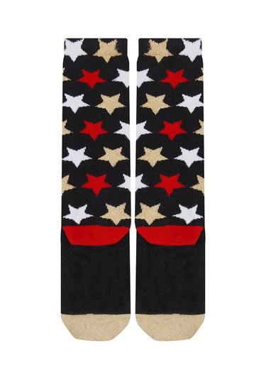 Mshb&g Simli Kedi Kız Çocuk Dizu Stu C Orap Renkli