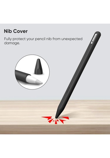 Pencil Pro & Pencil 2. Nesil İçin Uyumlu Koruyucu Esnek Silikon Kılıf Kalem Değildir