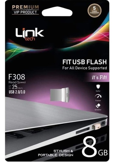 Linktech Fit Premium F308 8 GB Usb 3.0 Flash Bellek
