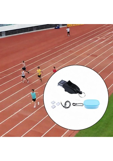 Homyl Spor Düdüğü Hafif Taşınabilir Boyun Askılı Hakemler Siyah