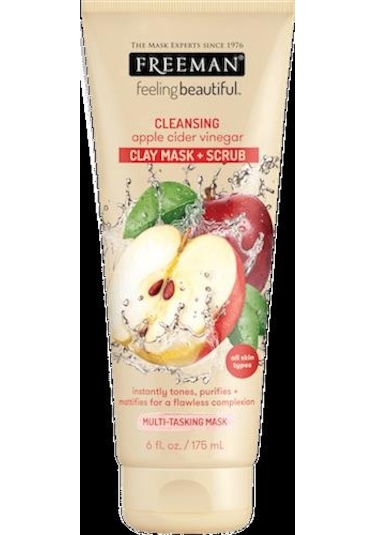 Freeman Elma Sirkeli Köpüklü Kil Maske+Scrub 175Ml