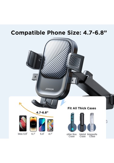 Joyroom Jr-ok6 Mekanik Araç Telefonu Montaj Aparatı Siyah