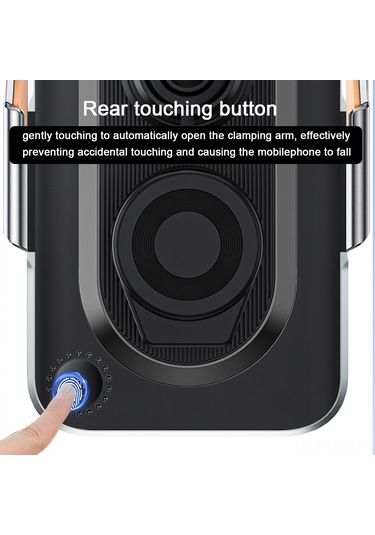 Youtek Araba İçin Otomatik Algılayıcı Kablosuz Şarj Cihazı - Havalandırma Çıkışlı Telefon Tutucu Lacivert Lacivert