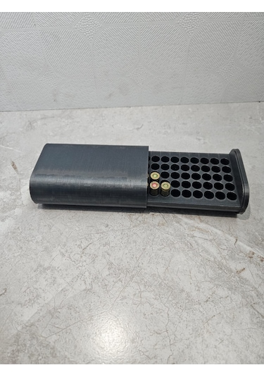 Mermi Saklama Kutusu 9x19 Mm 50'li Mühimmat Kapasiteli Gri