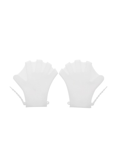 Xindoker Yüzme Egzersizi İçin Gelişmiş Dayanıklılık Ve İleri Doğruyu Artıran Silikon El Aletleri - Beyaz Beyaz