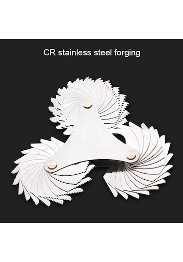 Dancemonkey 52 Adet Metrik 60 + İngiliz 55 Cr Paslanmaz Çelik Diş Ölçer Diğer