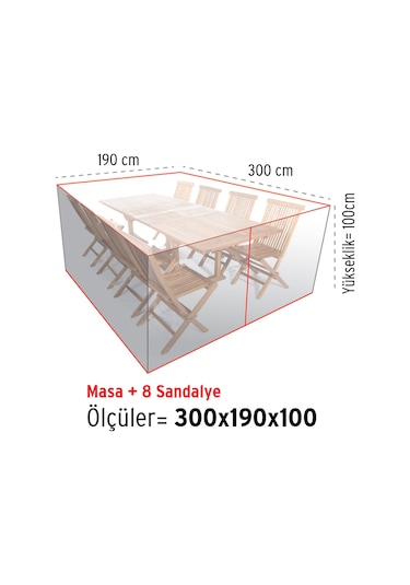 Homaks Mobilya Koruma Örtüsü 300X190 H 100