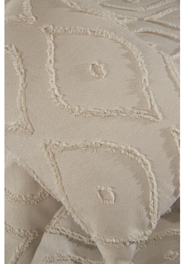 Çeyiz Diyarı Pirot 2 Parça Tek Kişilik Pike Takımı Bej Bej