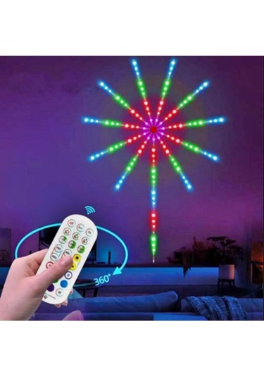 Led Aydınlatma Sese Duyarlı Bluetootlu Duvar Ledi Uzaktan Kumanda RGB