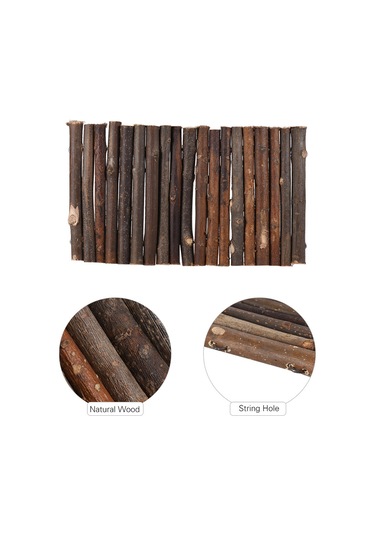 Xindoker Evcil Hayvanlar İçin Doğal Ahşap Saklanma Evi, Sürüngen Ve Kemirgenler İçin Orta Boy Dinlenme Alanı