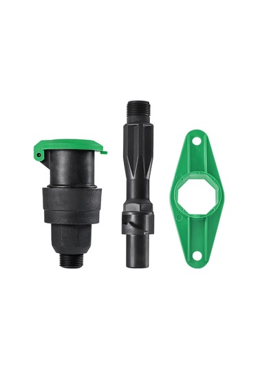 3/4 İnç Dn20 Erkek Dişli Hızlı Su Giriş Vanası Dış Dişli Siyah Ve Yeşil Çok Renkli
