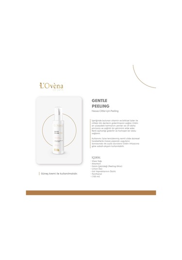Lovena De Paris Gentle Hassas ve Kuru Ciltler İçin Yüz Peeling 100 ML