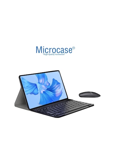 Huawei Uyumlu Matepad 11.5 Bluetooth Klavye Ve Mouse +standlı Kılıf-bkk6