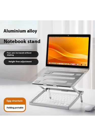 H12 Ayarlanabilir Alüminyum Alaşım Dizüstü Bilgisayar Yükseltici Masaüstü Standı Tutucu