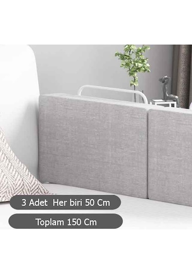 150 Cm Serenity Xl Yeni Nesil Yatak Bariyeri Korkuluğu Grey