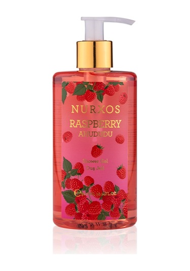 Nurxos 9888 Raspberry Ahududu Hediyelik Kutulu 3'lü Set Vücut Spreyi & Losyon & Duş Jeli