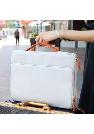 Cbtx ND03S Su Geçirmez 13.3" Laptop Taşıma Çantası  Gri