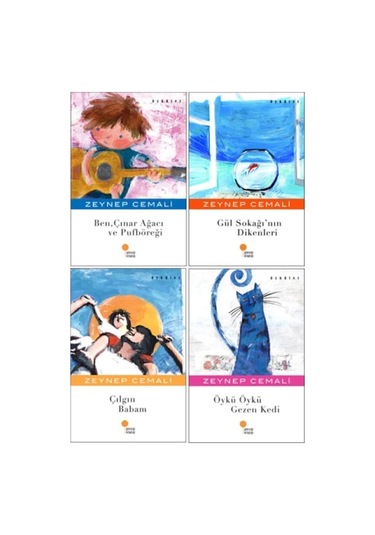 Zeynep Cemali 4 Kitap Set Ben Çınar Ağacı Ve Pufböreği Gül Sokağı'nın Dikenleri