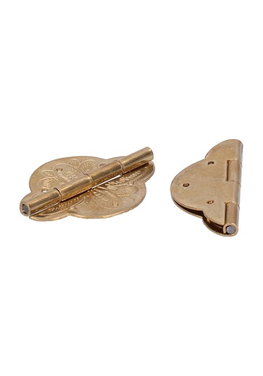 Vkemall Gümüş Renkli Bakır Matkaplı Mühürlü, 5 Cm Boyunda, 2 Adet Paketli, Ahşap Kutular Ve Mücevher Kutuları İçin Dayanıklı Kapak Menteşesi Diğer