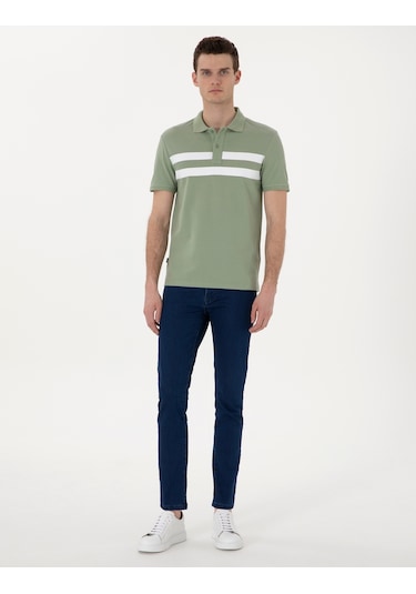 Pierre Cardin Erkek Çağla Tişört 50310154-vr016 Çağla