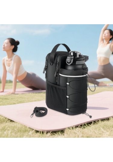 Suntek Erkekler Kadınlar Spor Salonu Saklama Çantası Binicilik Siyah