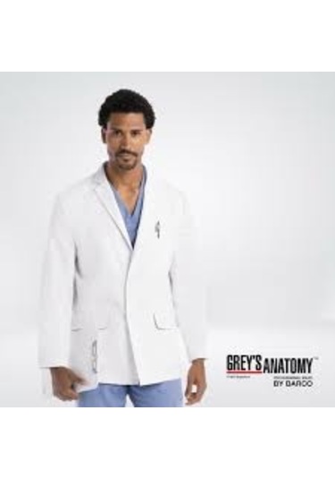 Grey's Anatomy Grc952 Men Lab Coat Beyaz