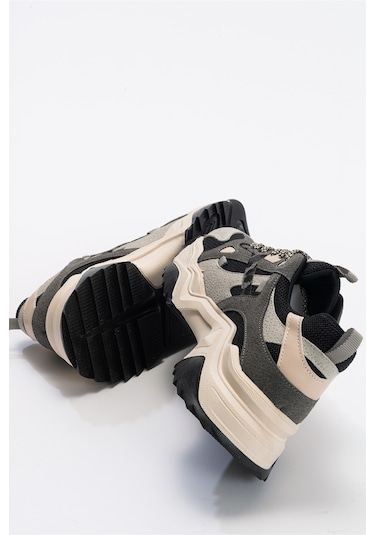 Luvishoes Lecce Buz-siyah Kadın Spor Ayakkabı Buz - Siyah