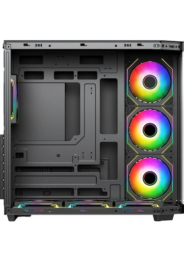 Powerboost Pb-a4375b 750w 80+ Bronz Usb 3.2 Argb Atx Mid Tower Siyah Kasa