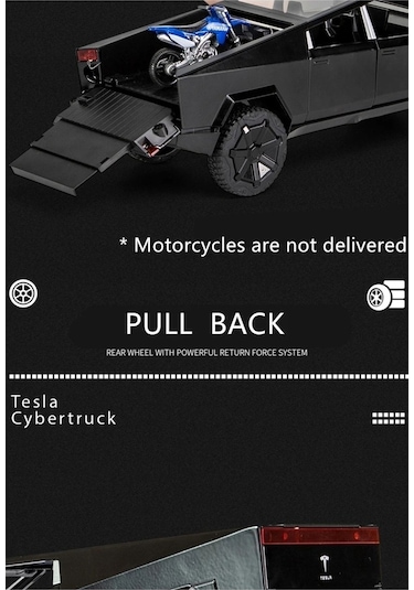 Tesla Cybertruck 1:32 Model Maket Araba Silver