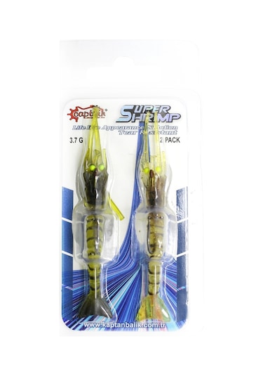 Captain 3048 Magic Shrimp 2li Set 3d Silikon Karides 50mm 3.7gr S