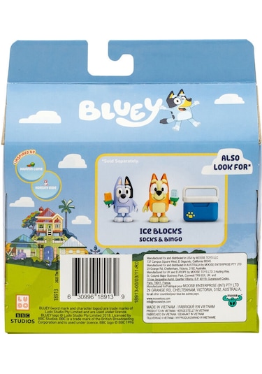Bluey 2'li Figür Aksesuarlı Set Ice Blocks 18912
