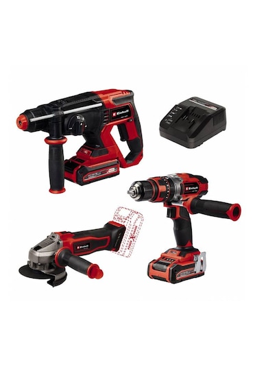 Einhell TE-TK 18/3 Lİ + 2 (CD+AG+HD) Akülü Alet Seti - 4257242