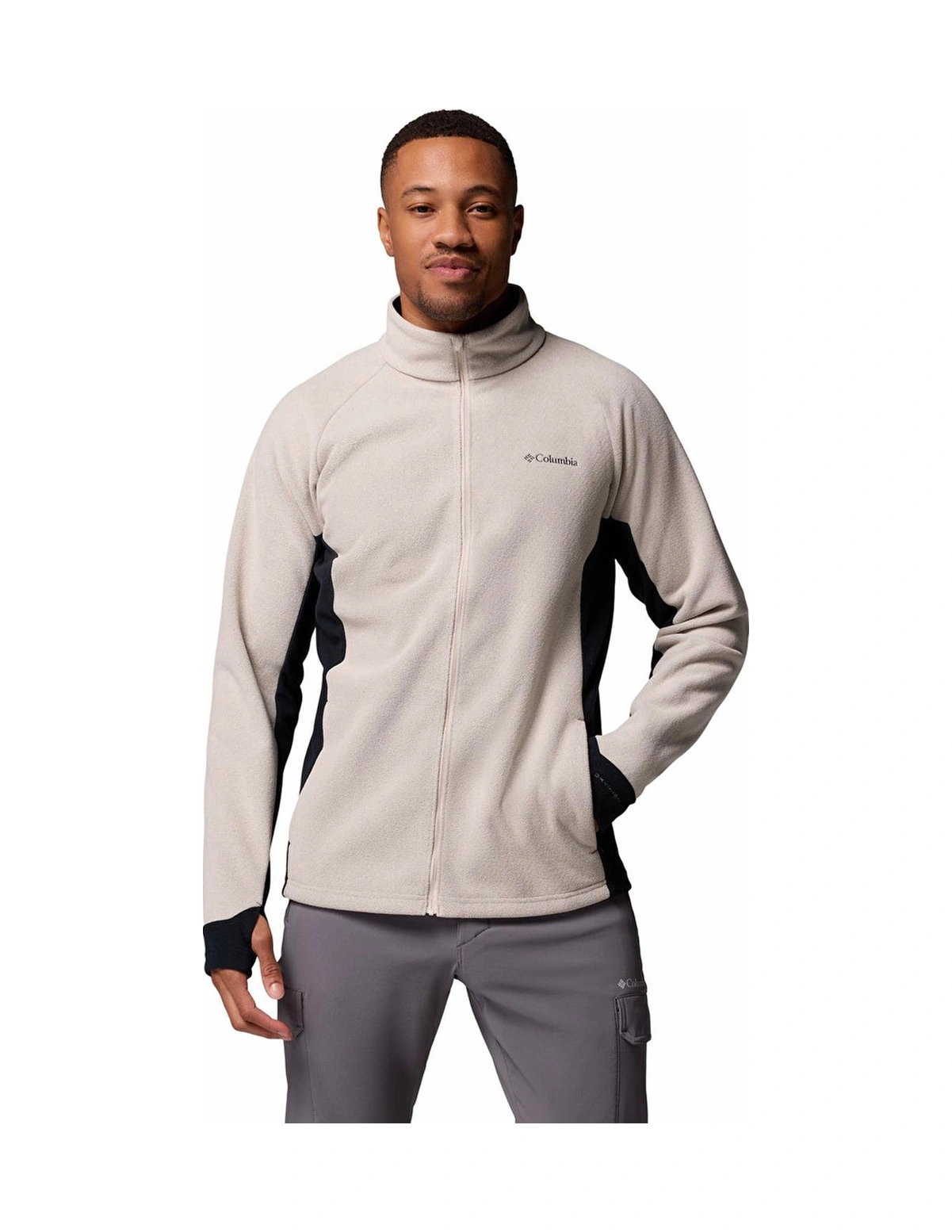 Columbia Am4428 Arctic Peak Full Zip Erkek Polar-30848 Bej