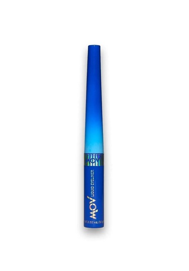 Mov Likit Eyeliner Mavi 3,5 G Parlak Mavi Ton, Suya & Tere Dayanıklı Mavi