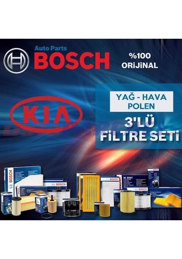 Kia Cerato 1.5 Crdı Bosch  Filtre Bakım Seti 2005-2009 (495302527)